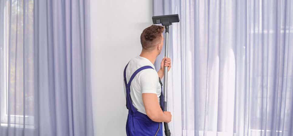 Curtains cleaning service